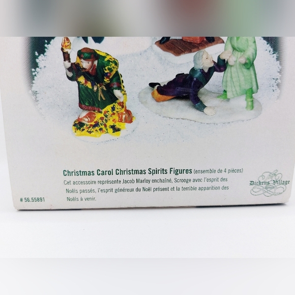 Vintage Dept 56 Christmas Carol Christmas SpiritDickens Village 4 figures - Picture 4 of 12
